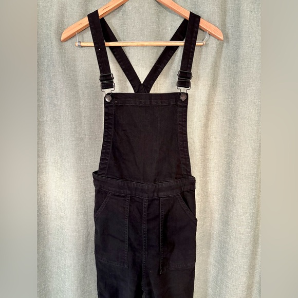 Madewell Crossback Black Overalls size M - Picture 5 of 9